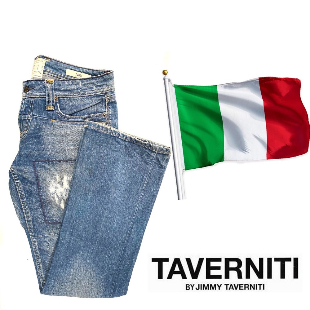 Collectible JIMMY TAVERNITI Deconstructed Patti Jeans
